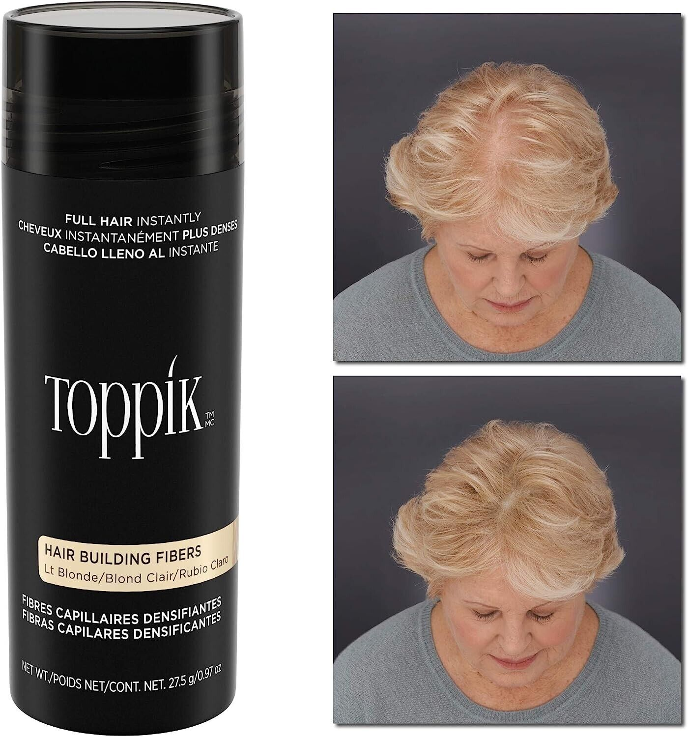 TOPPIK Hair Fibers Loss Building Fibers Alopecia Keratin Thicker Concealer