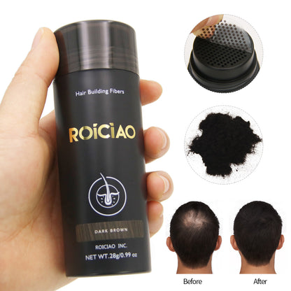 4X ROICIAO Hair Loss Building Fibers (112g) Keratin Concealer AU STOCK Dark Brown