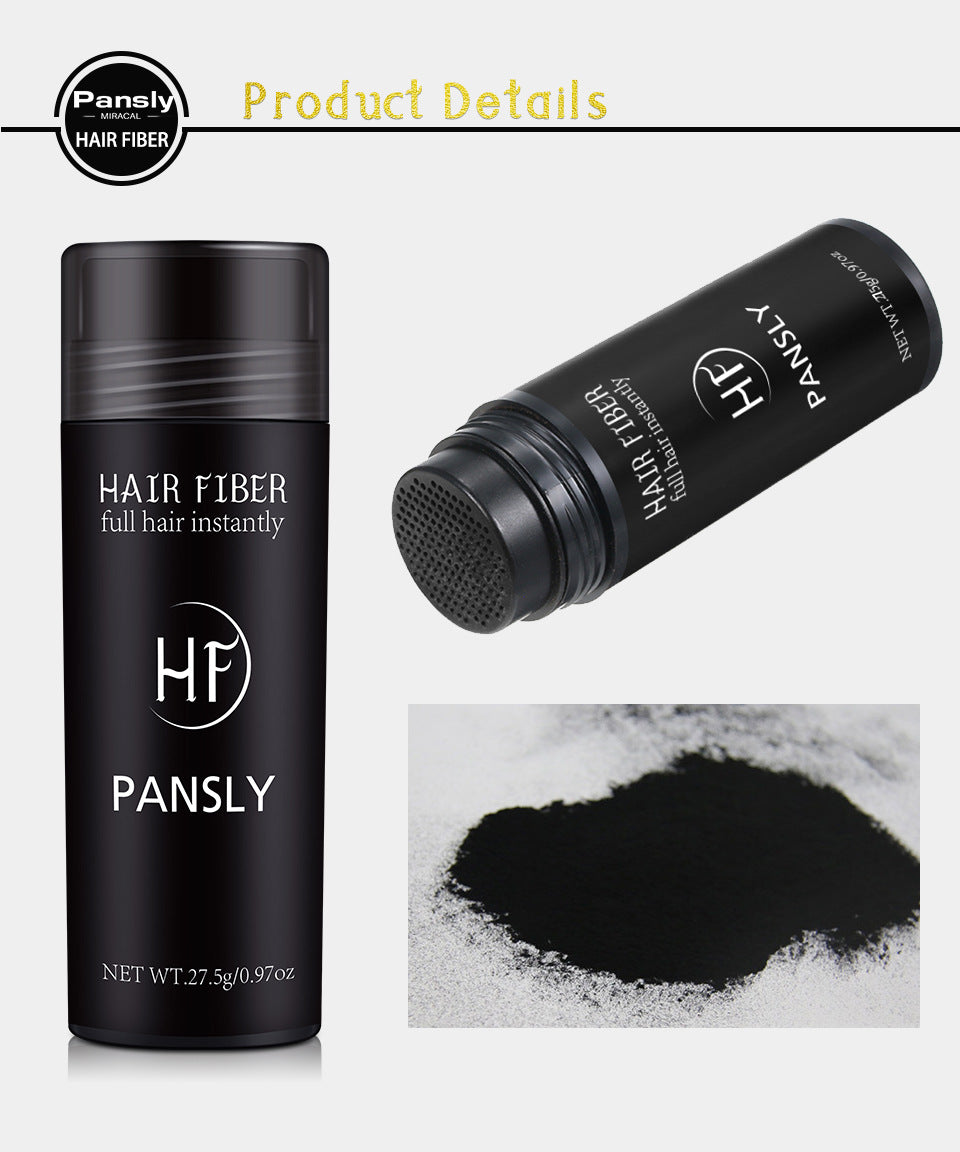 4X Black Fiber Powder Hair Building Fibers Thicker Concealer Hair Loss Full Hair