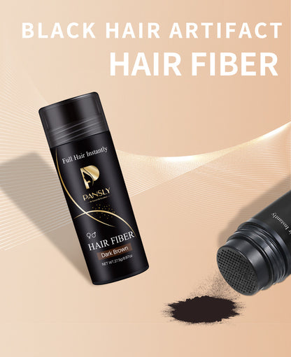 4X Dark Brown Fiber Powder Hair Building Fibers Thicker Concealer Hair Loss Full Hair