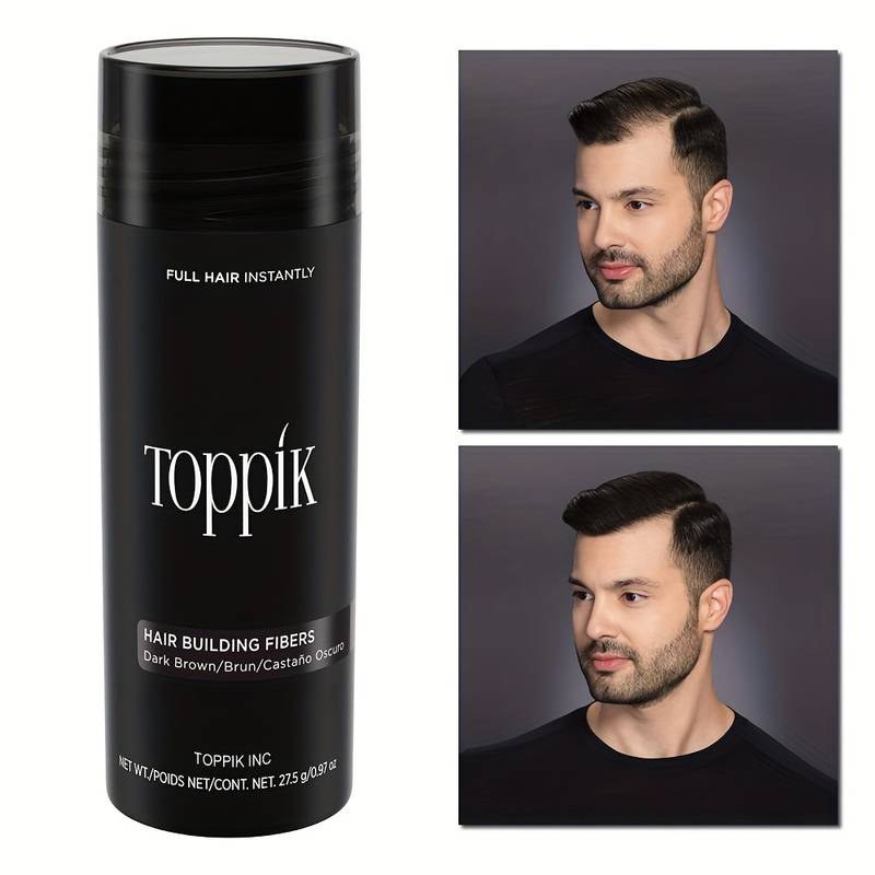 4X Toppik Hair Loss Building Fibers Alopecia Keratin Thicker Concealer Line Black